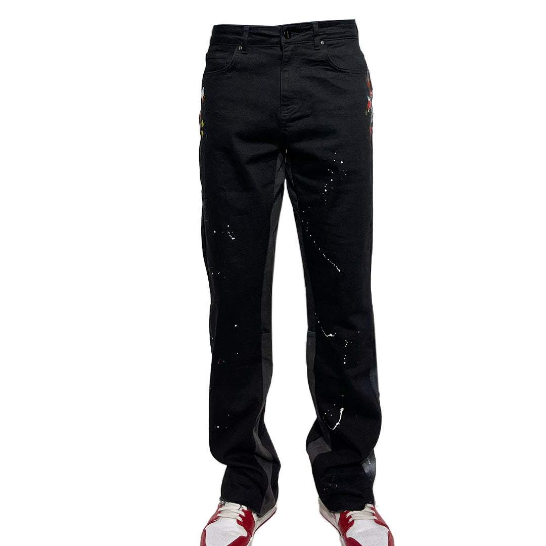 Black Splash Painted HANK Denim-haveanicekill-denim