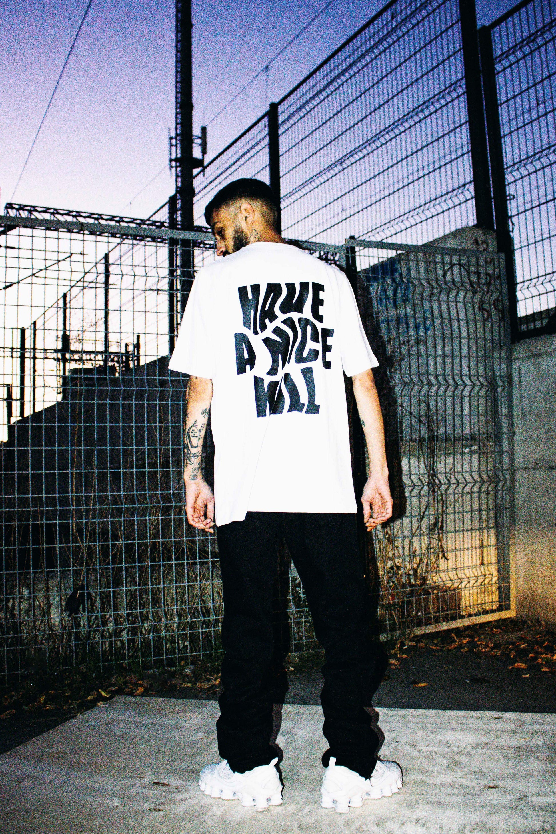''HAVE A NICE KILL'' Trippy White T-Shirt-haveanicekill-